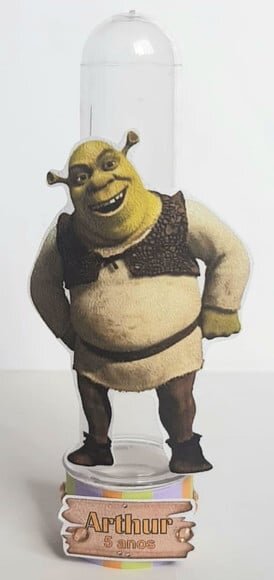 Tubete Lembrancinha de Festa Shrek