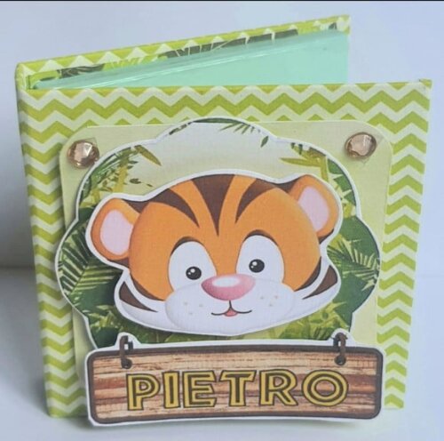 Lembrancinha de Aniversário Bloquinho de Capa Dura