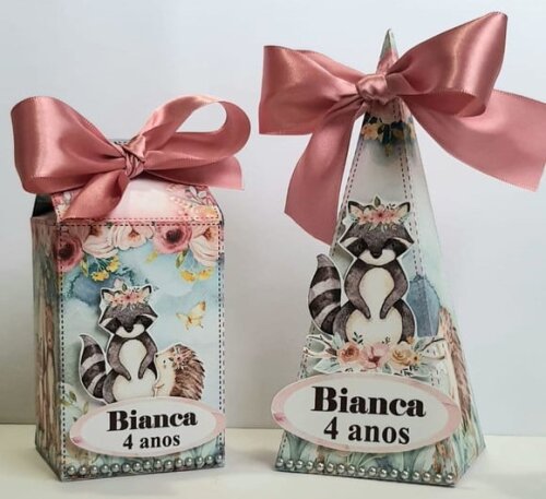 Kit 50 Lembrancinhas de Festa Bosque Encantado