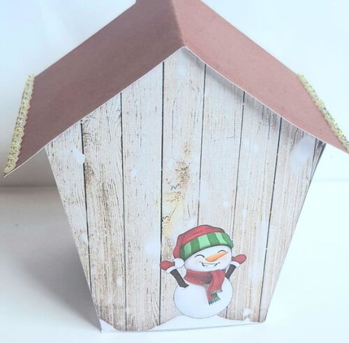 Caixa Casinha do Papai Noel