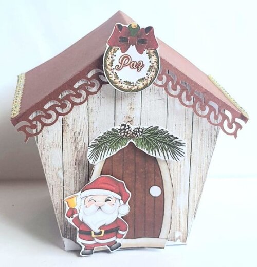 Caixa Casinha do Papai Noel