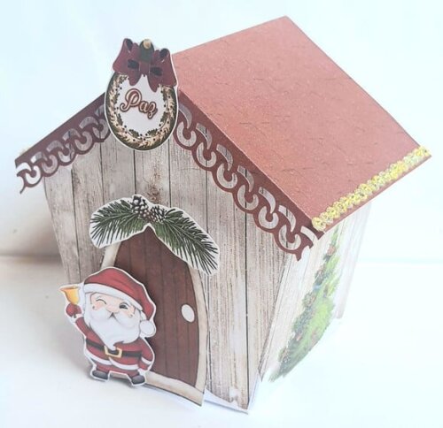 Caixa Casinha do Papai Noel