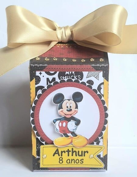 Caixa Milk Mickey