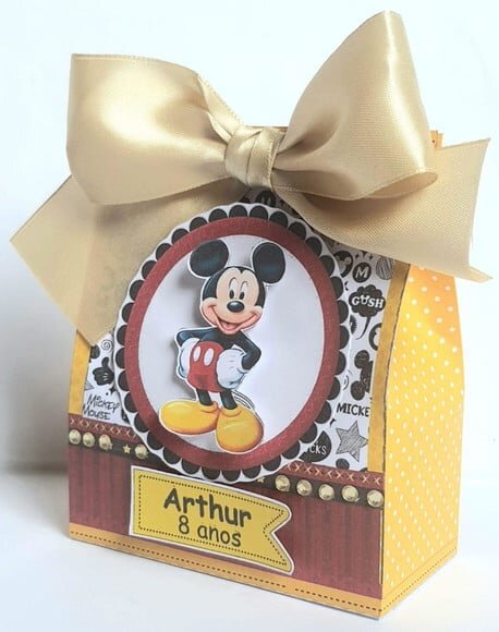 Caixa Sacolinha Mickey