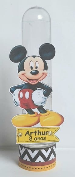 Tubete Lembrancinha para Festa Mickey