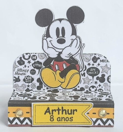 Porta-bis Duplo Mickey