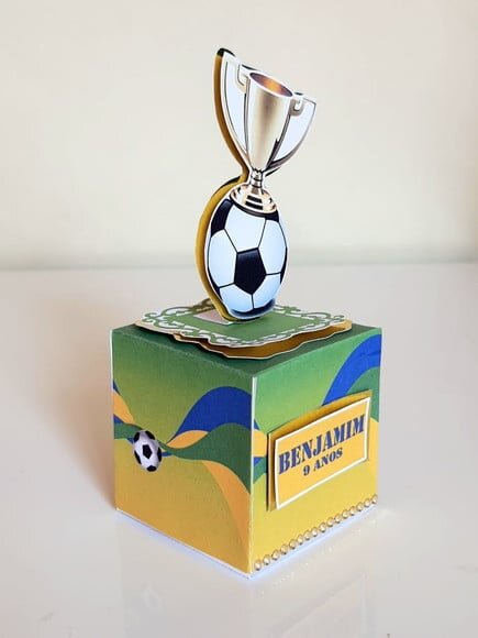 Caixa Cubo Futebol