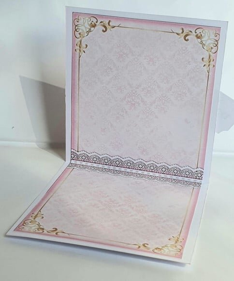 Convite Ursa Princesa Rosa