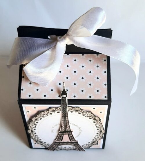 Caixa Milk com Tema Paris