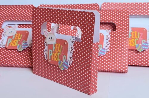 Caixa Sacola para Kit Kat