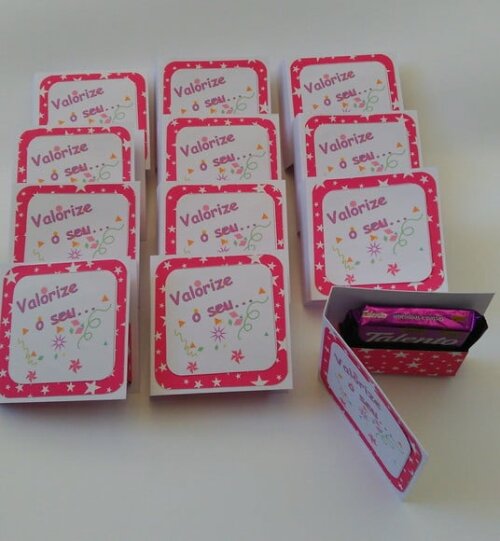 Cartão Chocolate em Scrapbook