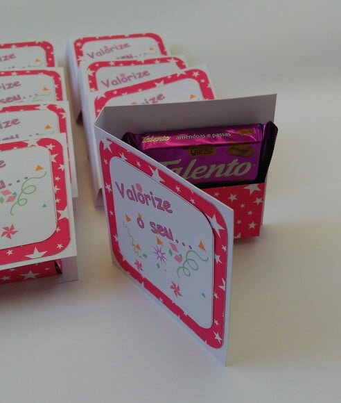 Cartão Chocolate em Scrapbook