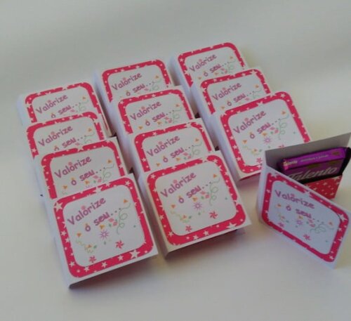 Cartão Chocolate em Scrapbook