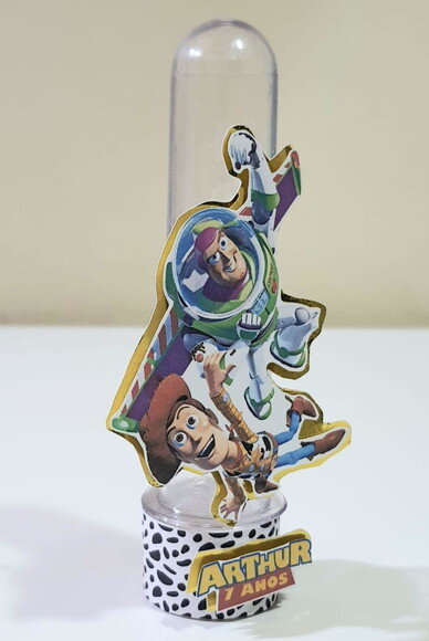Tubete personalizado lembrancinha de festa Toy Story