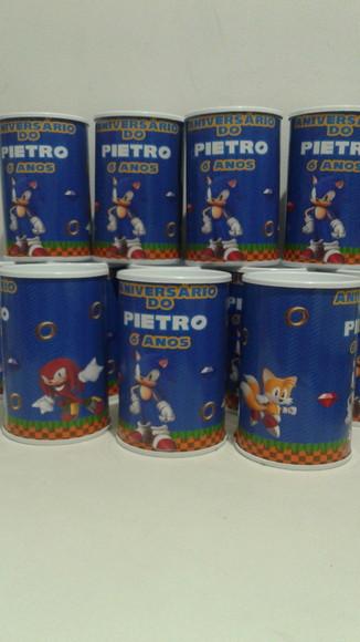 Cofrinho personalizado Sonic