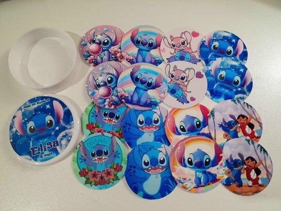 Jogo da Memória na Latinha (plástica) Stich