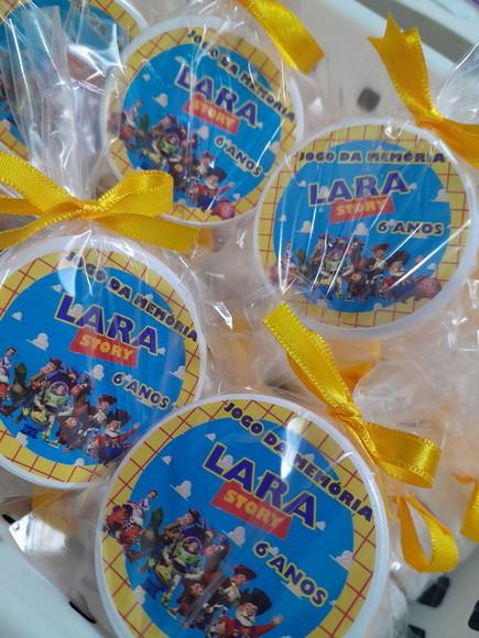 Jogo da Memória na Latinha (plástica) Toy Story