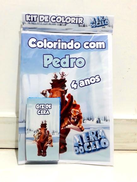 Kit de colorir A era do gelo