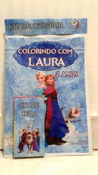 Kit de colorir Frozen