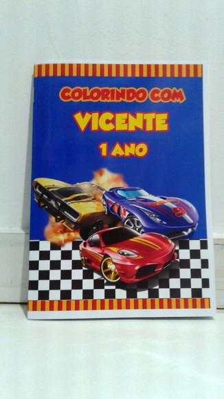 Kit de Colorir Hot Wheels