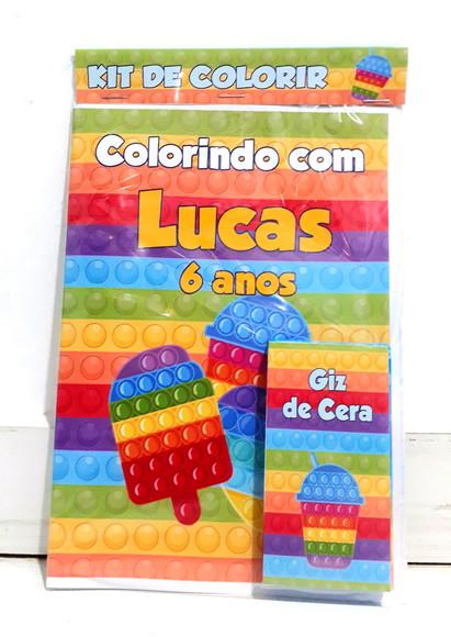 Kit de colorir Pop It