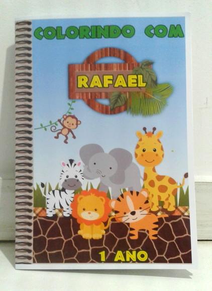 Kit de colorir Safári