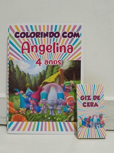 Kit de Colorir Trolls