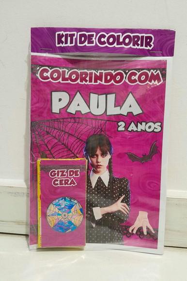 Kit de Colorir Wandinha Adams