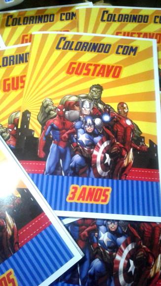 Kit de colorir Vingadores Avengers