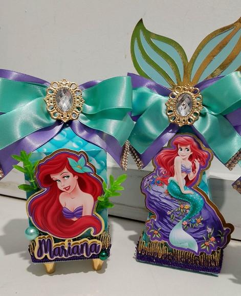 Kit Festa Personalizada Sereia Luxo Supremo 15 Peças