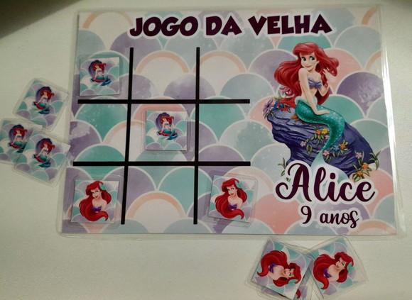 Lembrancinha Jogo da Velha Personalizado Qualquer Tema