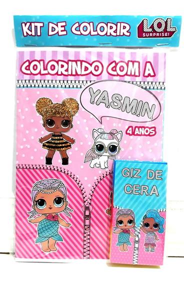 Lembrancinha Kit de colorir LOL