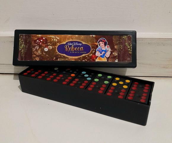 Lembrancinha Personalizada Dominó Branca Neve Luxo