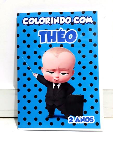 Livro Colorir Lembrancinha Poderoso Chefinho