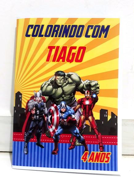 Livro Colorir Lembrancinha Vingadores Avengers