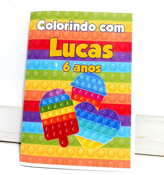 Livro Colorir Lembrancinha Pop It