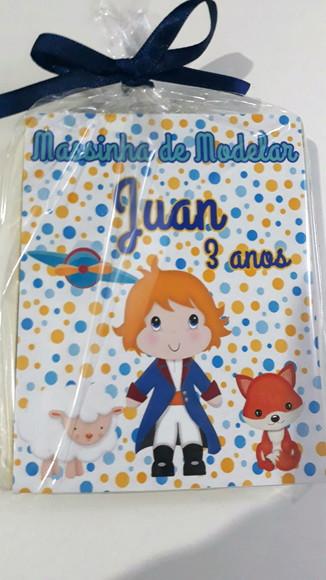 Massinha Modelar Personalizada c/ Forminha Pequeno Príncipe