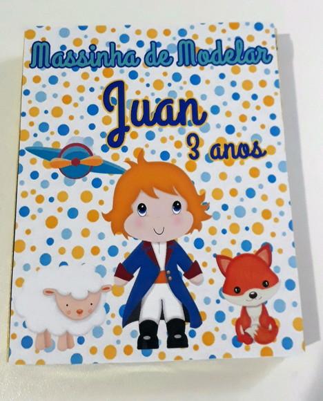Massinha Modelar Personalizada c/ Forminha Pequeno Príncipe