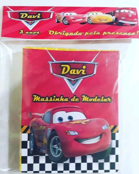 Massinha Modelar Personalizada Carros com Forminhas