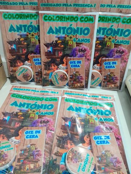 Super Kit Lembrancinha Jogo Memória na Latinha Livro Colorir