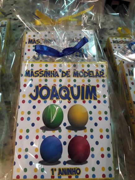 Massinha Modelar Personalizada com Forminhas