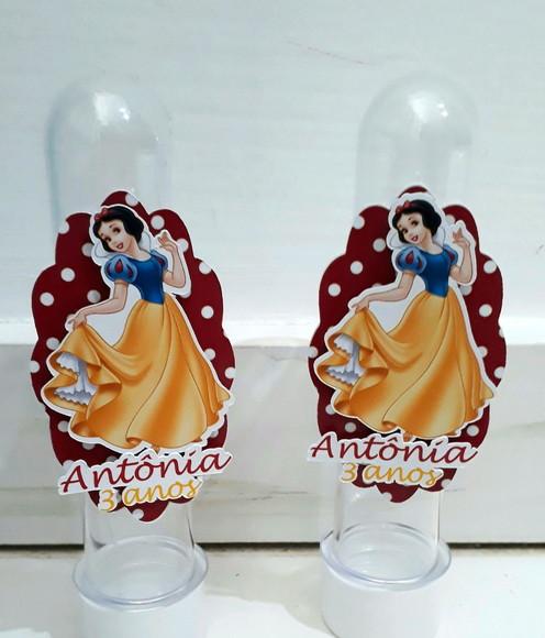 Tubete personalizado 3D Branca de Neve
