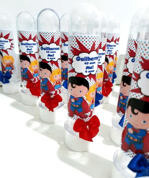 Tubete personalizado heróis kids