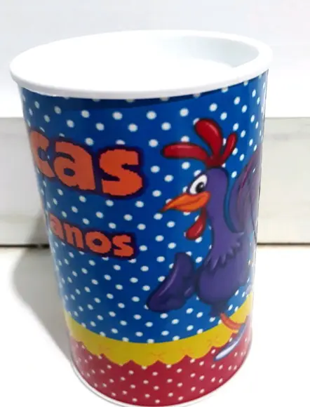 Cofrinho personalizado Galinha Pintadinha