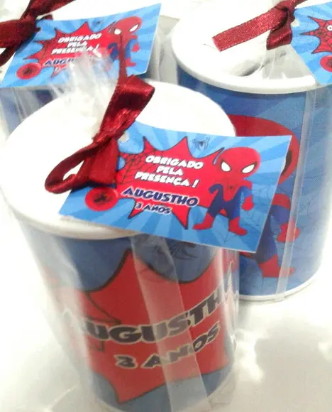 Cofrinho Personalizado Homem Aranha Baby