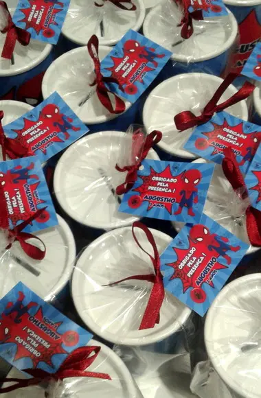 Cofrinho Personalizado Homem Aranha Baby