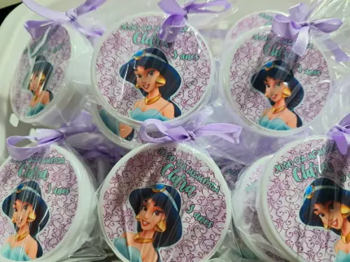 Jogo da Memória na Latinha (plástica) Princesa Jasmine
