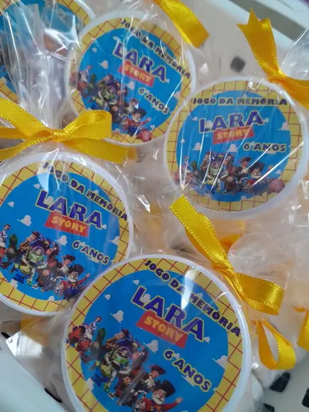 Jogo da Memória na Latinha (plástica) Toy Story