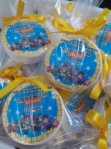 Jogo da Memória na Latinha (plástica) Toy Story