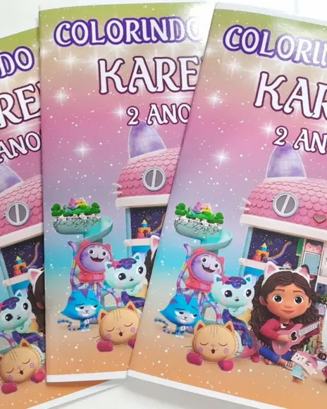 Kit de Colorir a Casa Mágica de Gabby